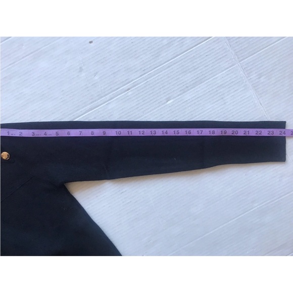 Black Sweater with Gold Button Accents. Size M. - Picture 10 of 11